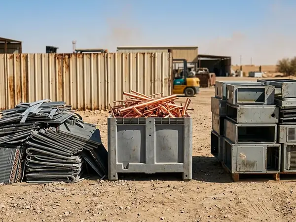 فرز نحاس وألمنيوم وهياكل المكيفات السكراب لإعادة التدوير بالمنطقة الشرقية