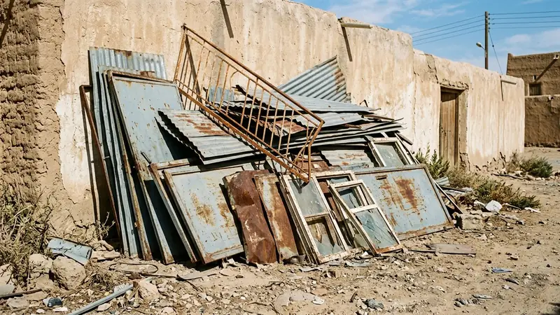 شراء حديد المنيوم سكراب وصاج وأبواب حديد قديمة في الدمام