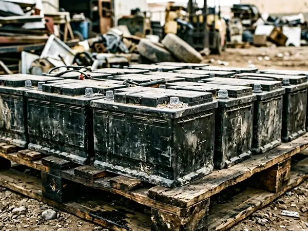 بطاريات سيارات وشاحنات تالفة لتقدير السعر بالدمام